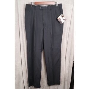 Reed St James Night Beats Mens Black Pleated Dress Pants 34x32 NWT 1511 270
